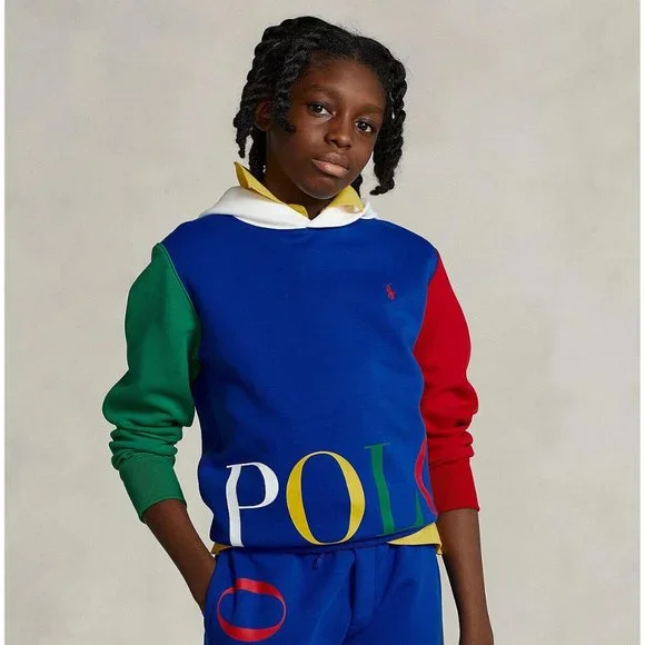 Polo Ralph Lauren Shirts Tops Nwt Polo Ralph Lauren Big Boys Logo Doubleknit Hoodie Sweater 8 12 1416 Xl Poshmark